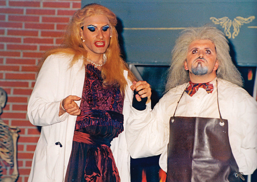 Tommaso Ligabue e Giampiero Cito nell'Operetta "Lo strano coso del dottor Jackyll" - 2000