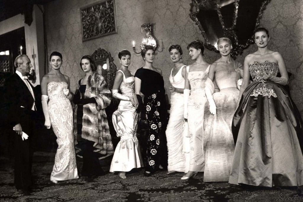 Giorgini e modelle - 1951