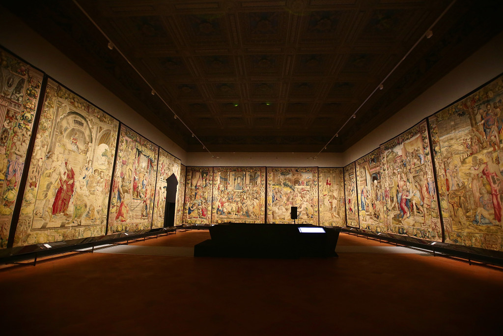 <> at Palazzo Vecchio on September 14, 2015 in Florence, Italy.